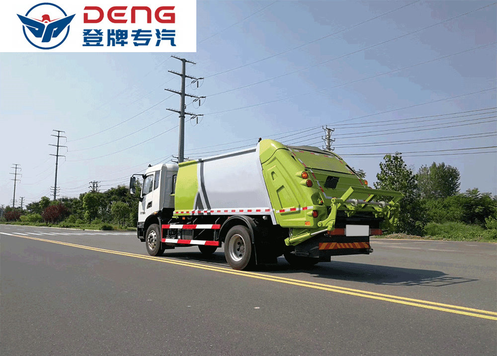 東風(fēng)天錦國(guó)六壓縮式垃圾車(chē)_08