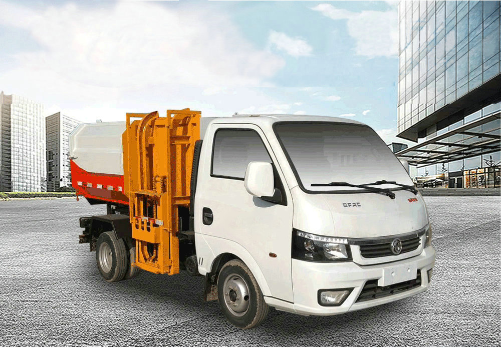 國(guó)六東風(fēng)途逸掛桶垃圾車_02
