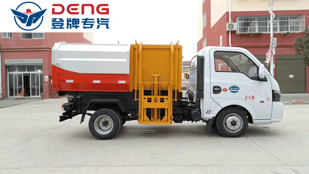 國(guó)六東風(fēng)途逸掛桶垃圾車_08