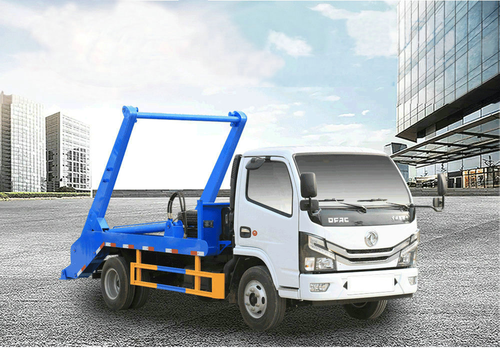 國六東風(fēng)小多利卡擺臂垃圾車_02